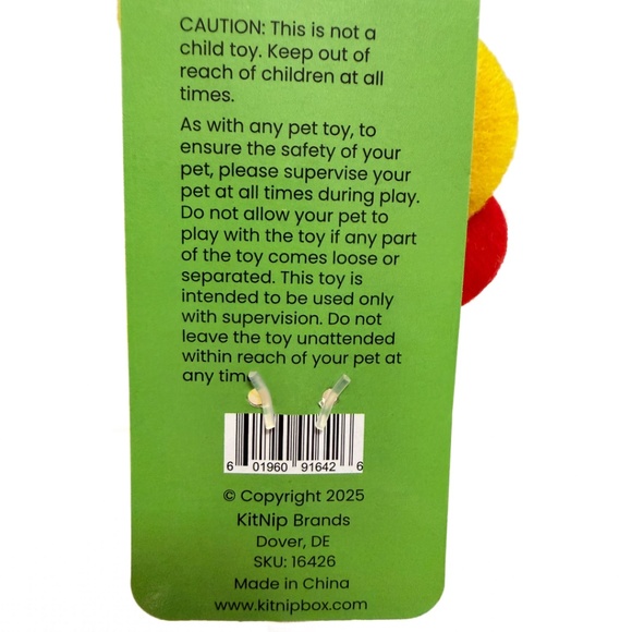 KitNip Kitty Cat STREET FOOD Interactive Wand Catnip Plush New Lot of 4 Cat Toys - Picture 5 of 16